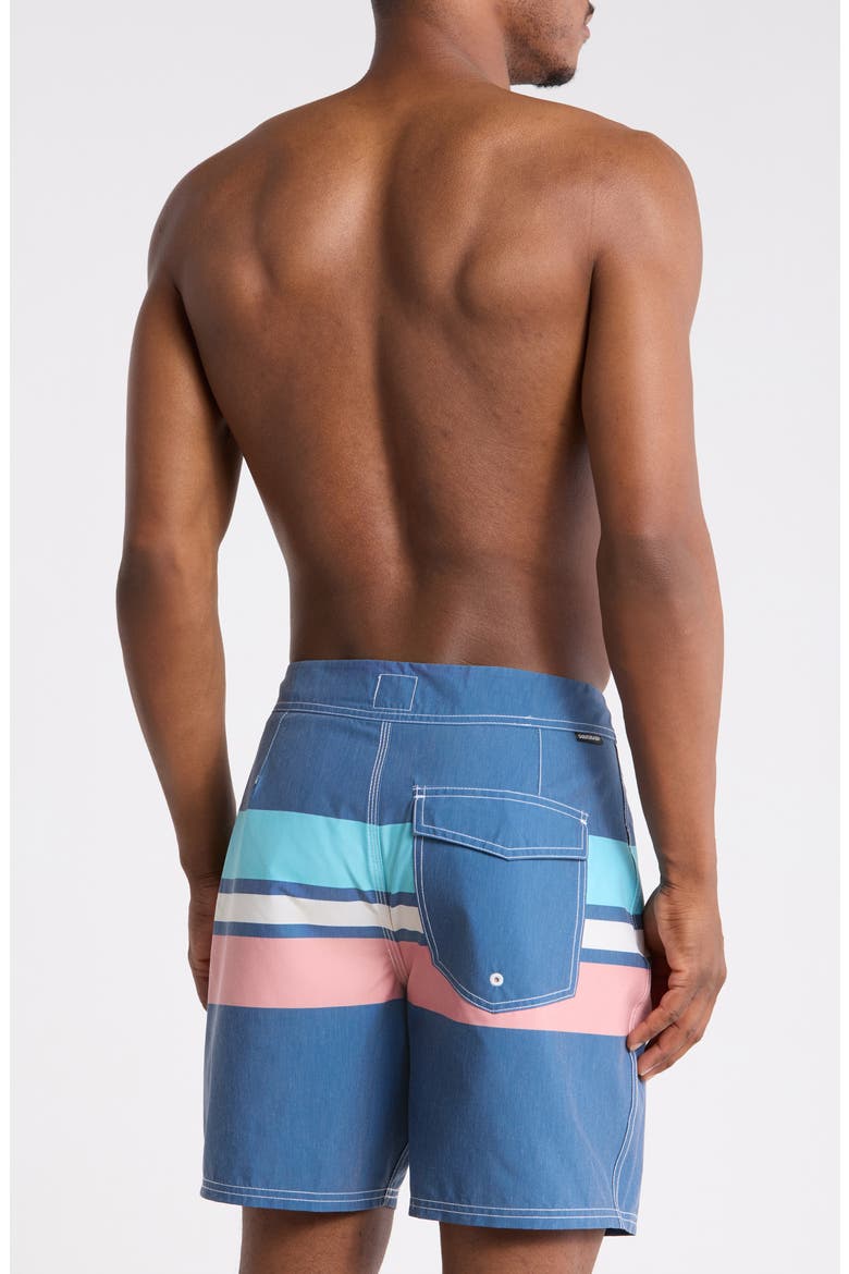 Original Straight Board Shorts, Alternate, color, DARK DENIM