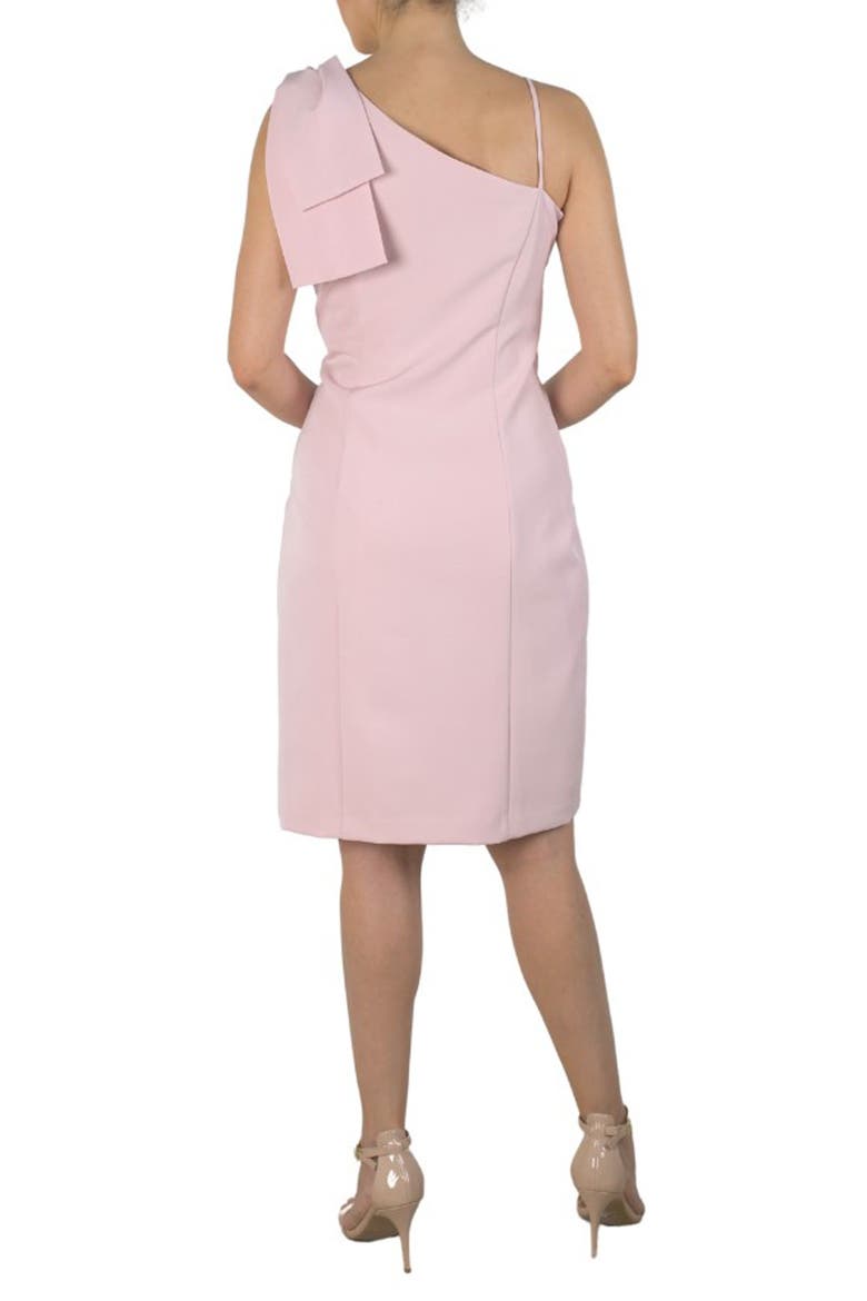 One-Shoulder Sheath Dress, Alternate, color, BLUSH