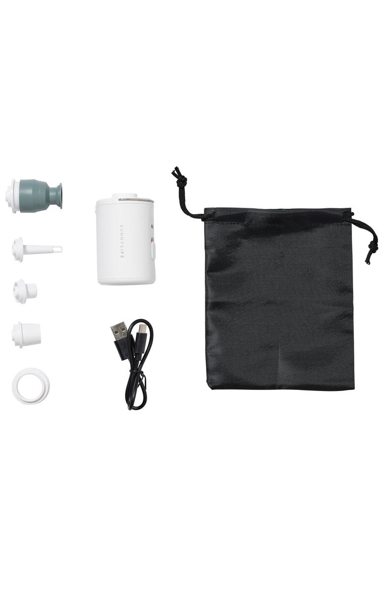 Sunnylife Electric Air Pumpwhiteusb Charging,Portable,Inflates Floats & Toys, Alternate, color, 