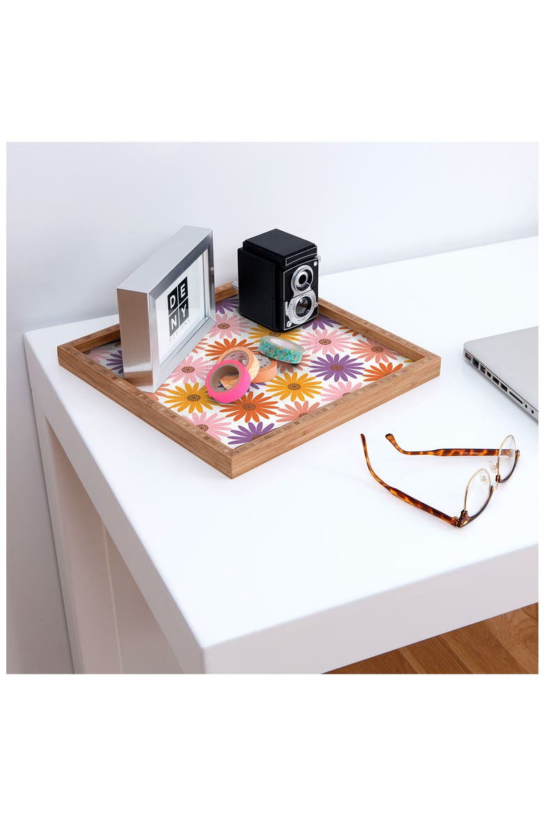 Deny Designs Very Peri Daisy Pattern by Emanuela Carratoni Square Tray ...