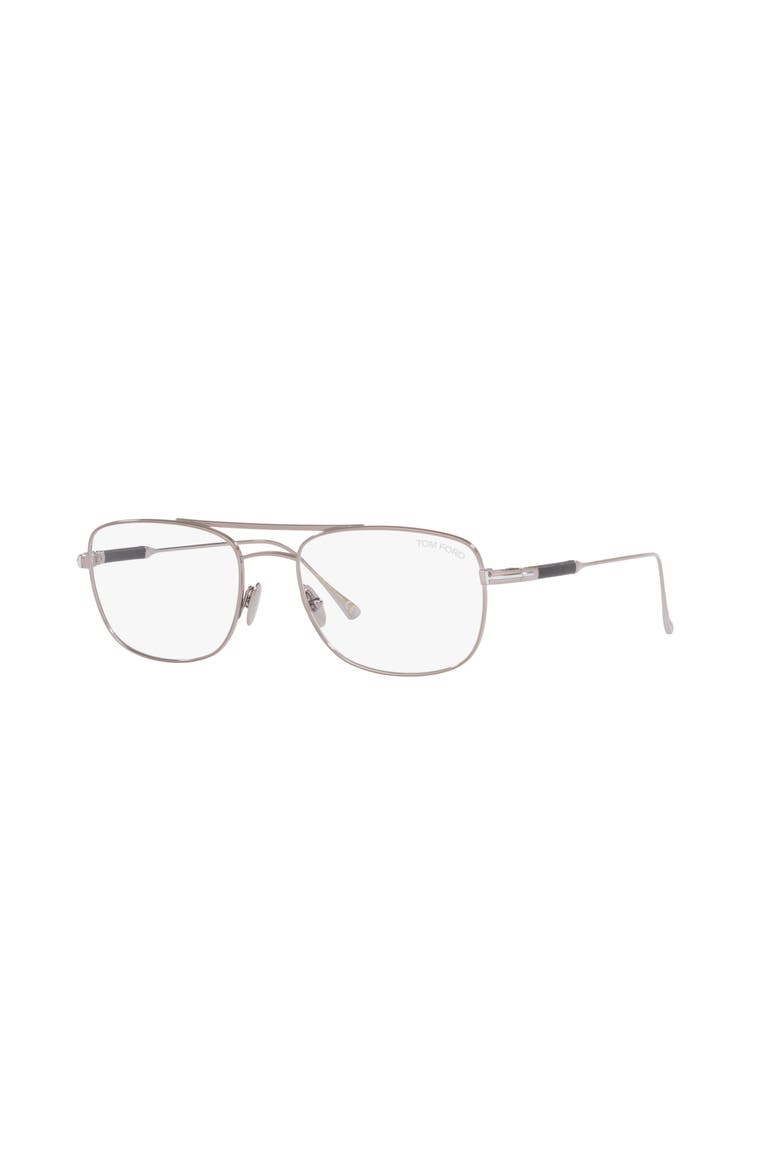 54mm Square optical glasses, Main, color, Silver