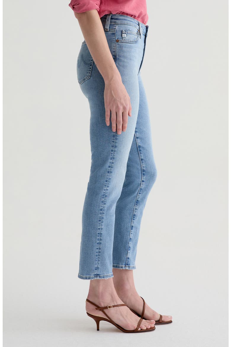 Mari Mid Rise Slim Straight Leg Jeans, Alternate, color, MARINA BLUE