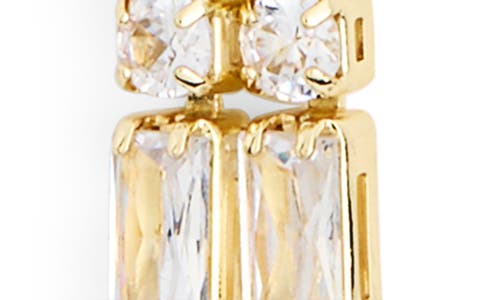 Nordstrom Rack Cubic Zirconia Y-necklace In Gold