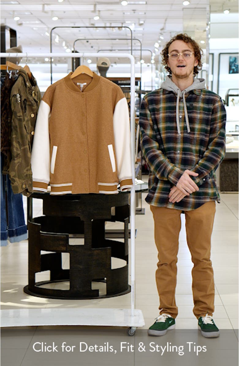 Clubside Varsity Bomber Jacket, sales video thumbnail