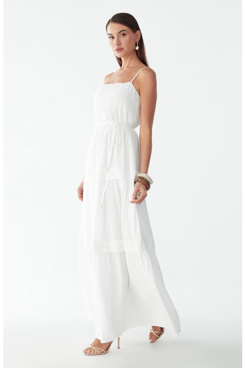 Roannah Maxi Dress, Alternate, color, White