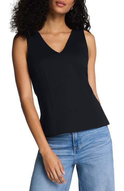 V-Neck Sleeveless Top