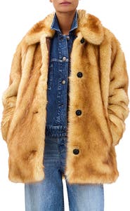 rag & bone Brenna Faux Fur Coat