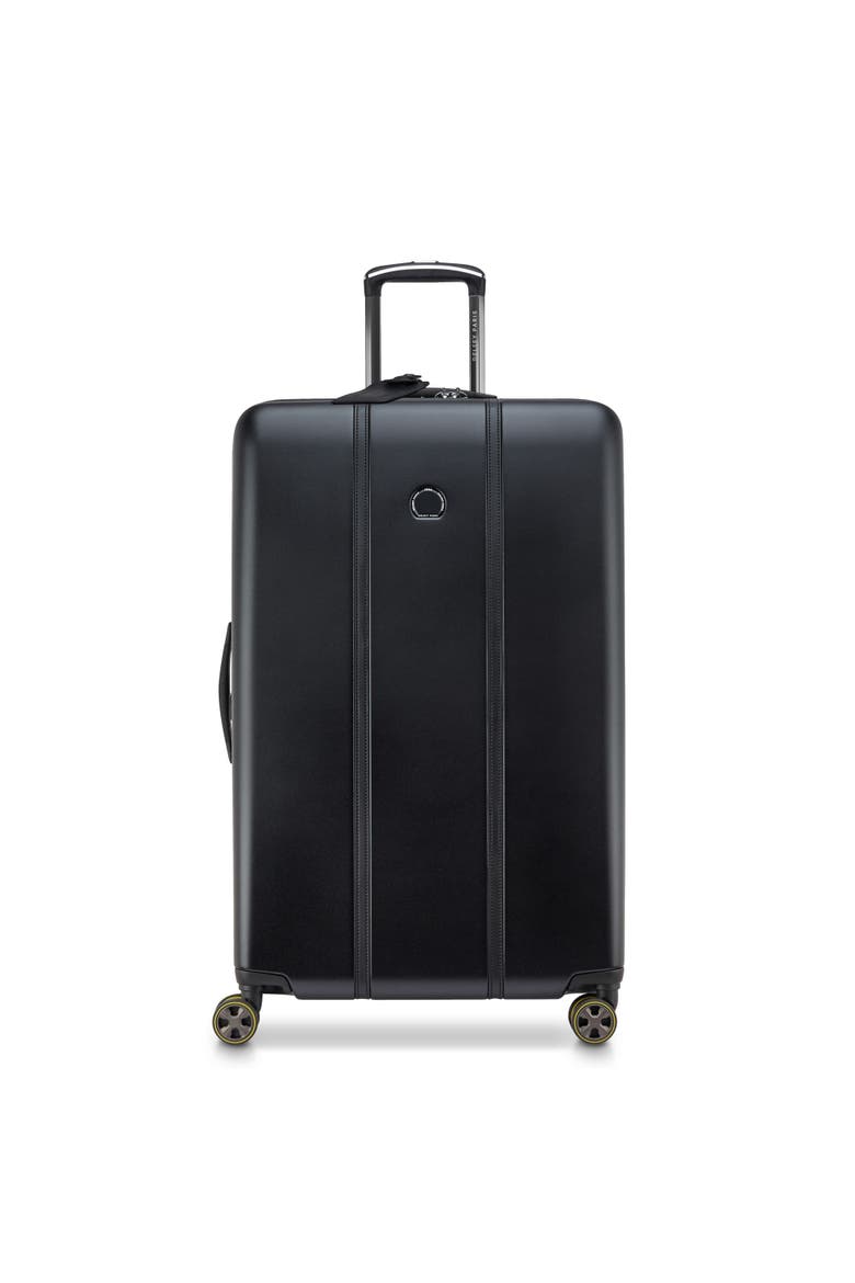 Cadence Hardside Expandable 28" Large Checked Spinner Luggage, Alternate, color, Deep Black