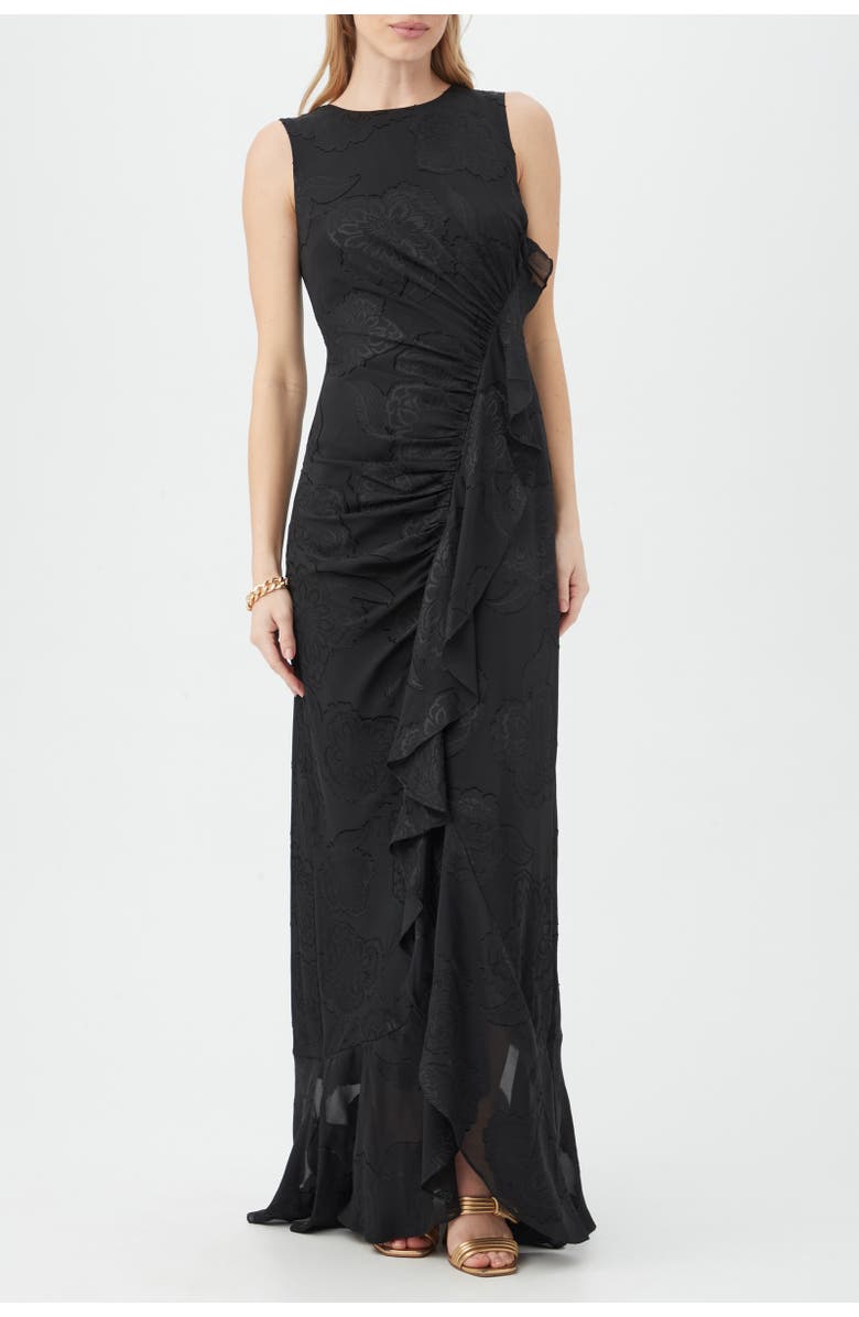 Trina Turk Amara Sleeveless Maxi Dress, Main, color, Black