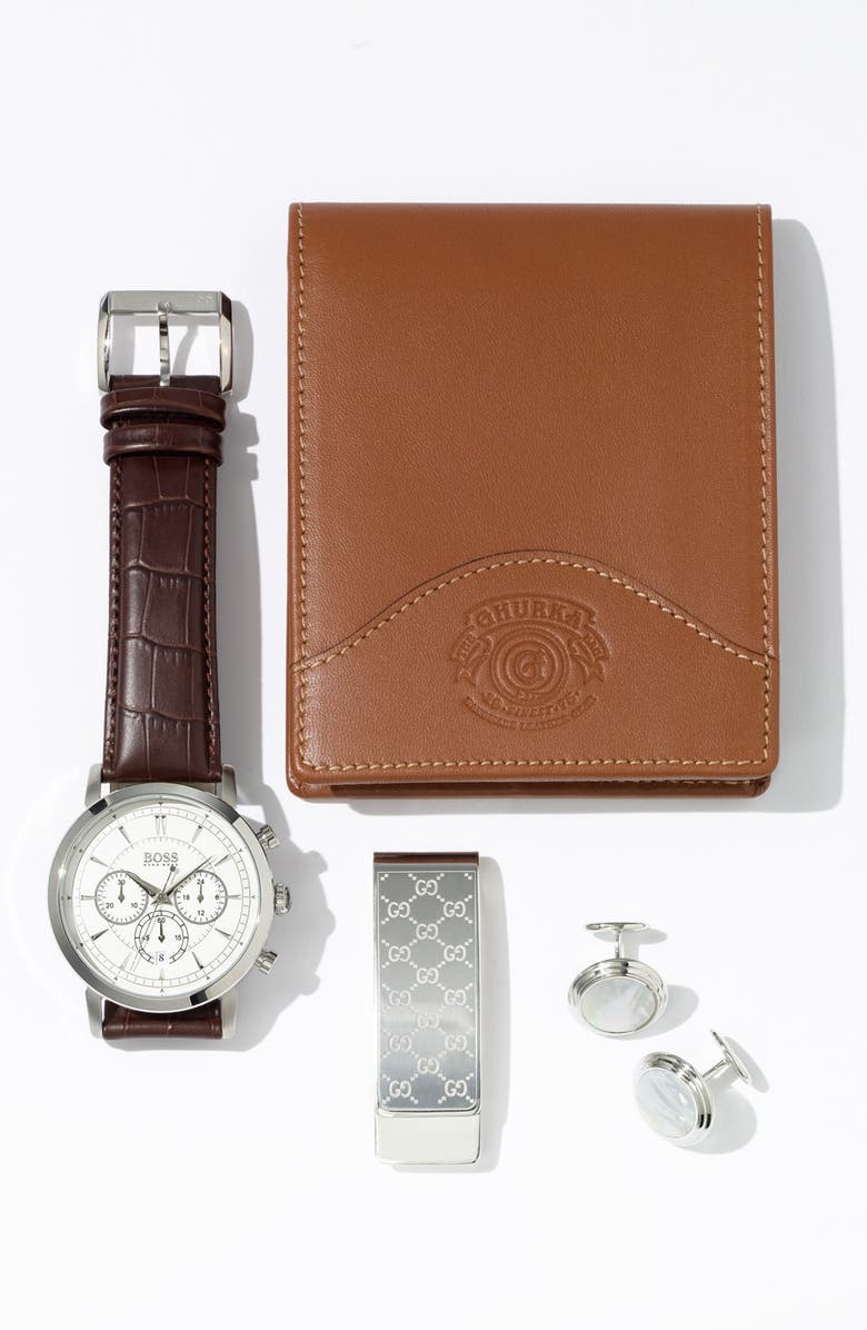 Gucci 'Icon' Silver Money Clip, Alternate, color, 