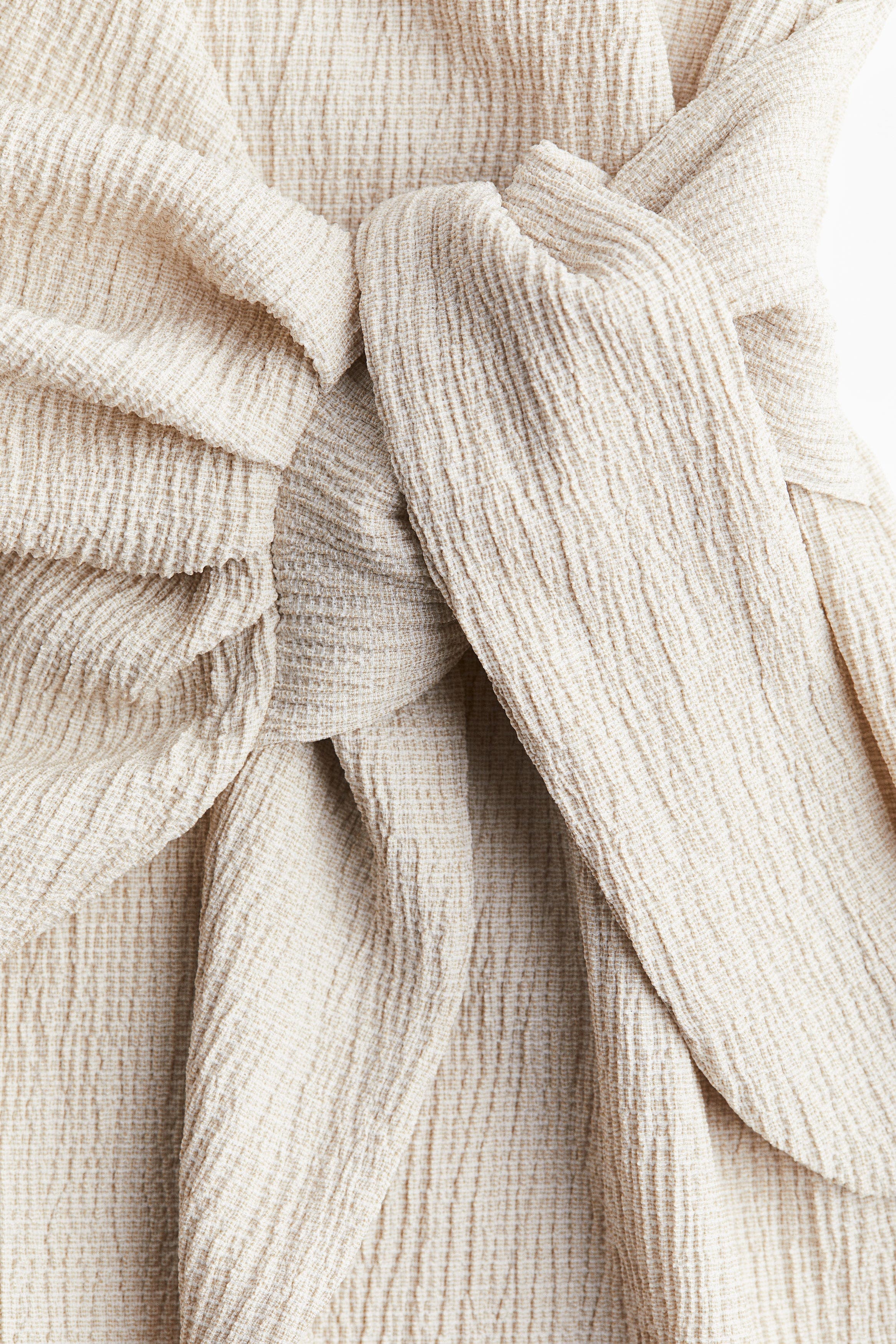 Mama crinkled wrap dress - image 2