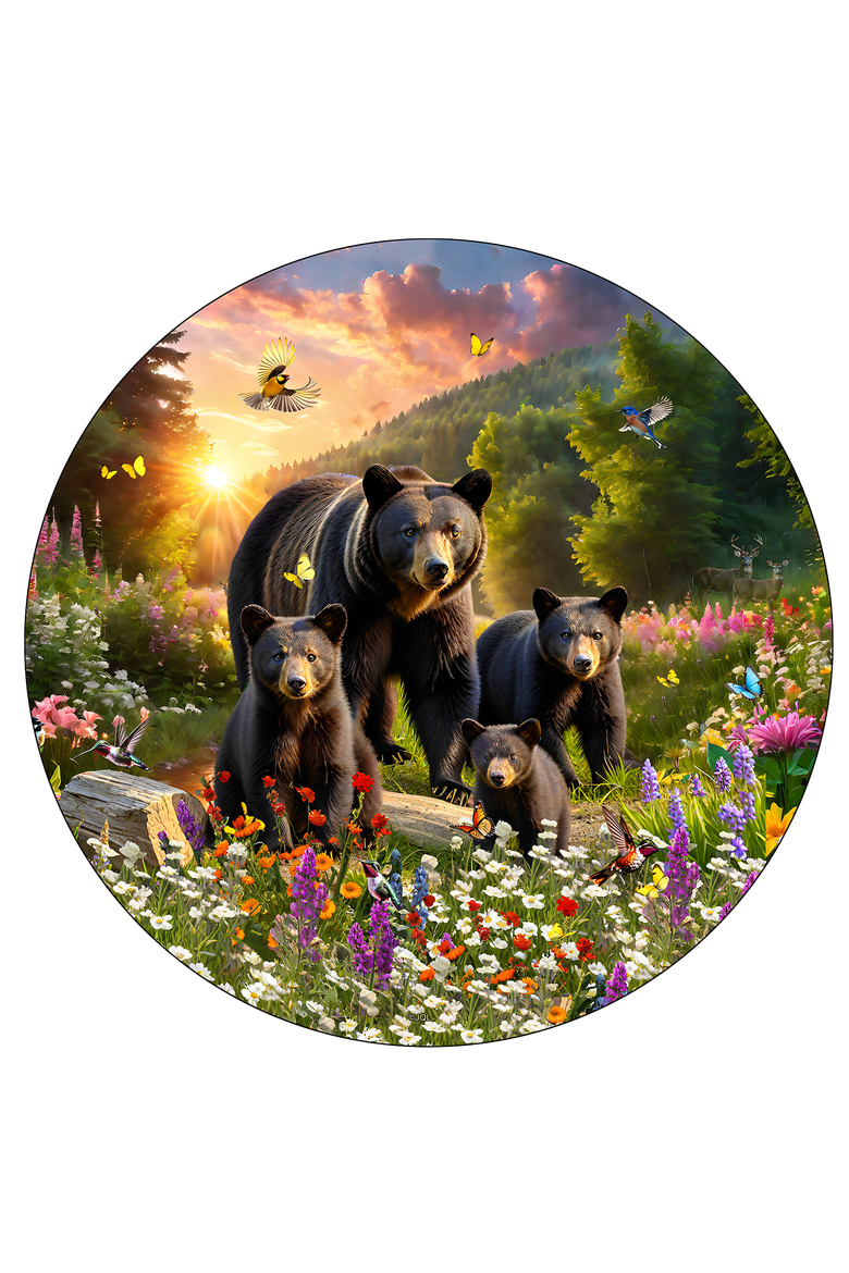 Family Walk 500 piece Jigsaw Puzzle for Adults, Alternate, color, Multicolor