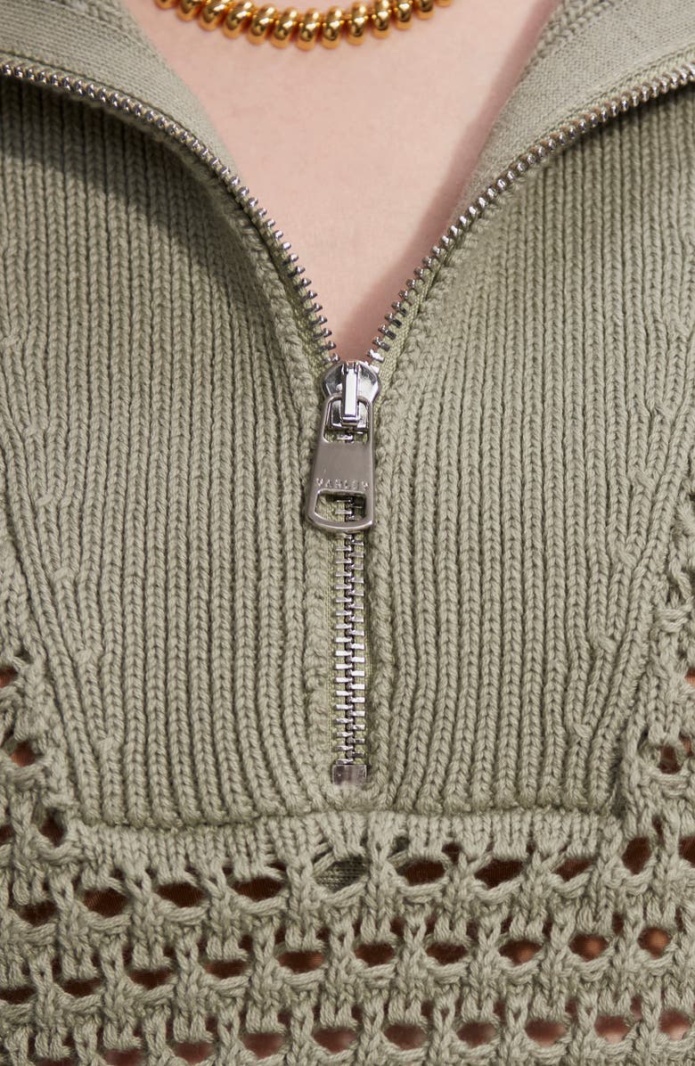 Varley Bains Half Zip Sweater Tank, Alternate, color,