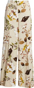 Tahari ASL Print Wide Leg Pants