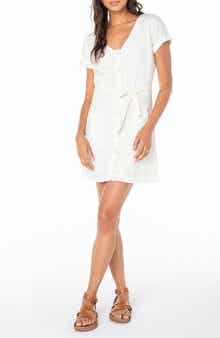 Kona Belted Button-Up Minidress