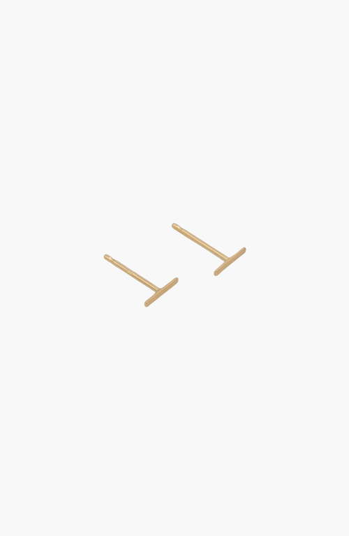 Kinn Micro Bar Stud Earrings In Pair