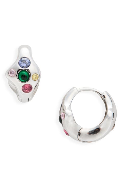 Mini Bat Huggie Hoop Earrings