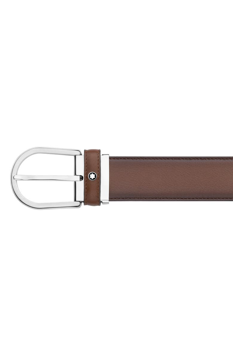 Montblanc Leather Belt, Main, color,