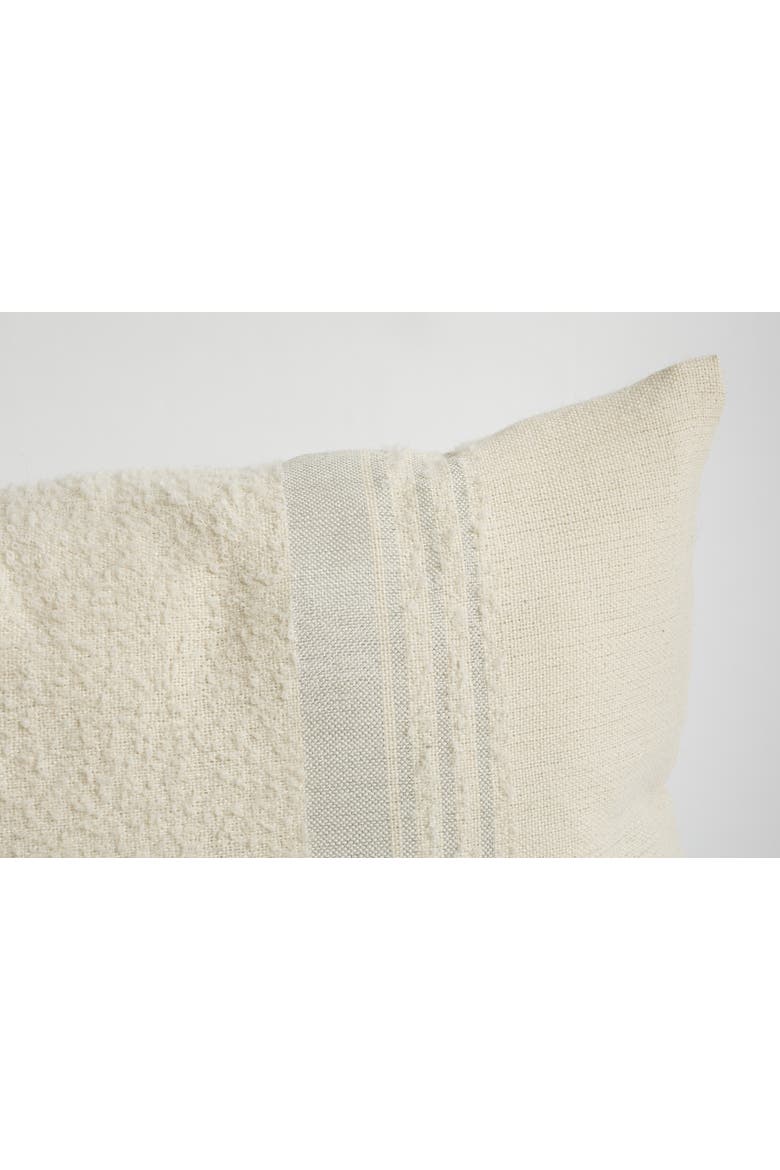 Handwoven Boucle Alpaca Pillow Cover, Alternate, color, Ivory