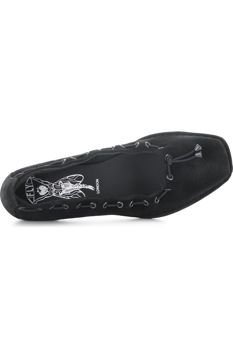 Fly London Bapi Ballet Flat, Alternate, color, Black Velvet