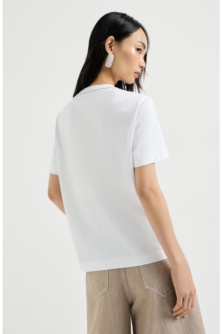 Jersey T-shirt, Alternate, color, White