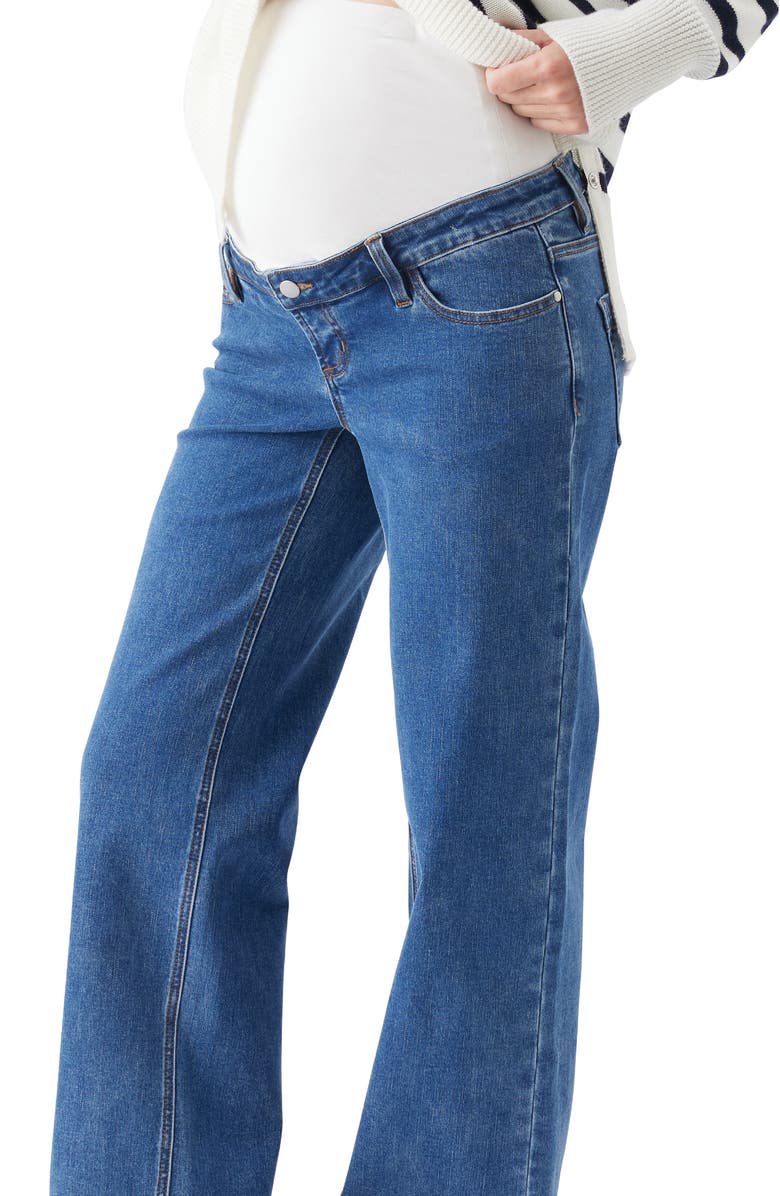 Ripe Maternity Miller Over Bump Jean, Alternate, color, True Blue