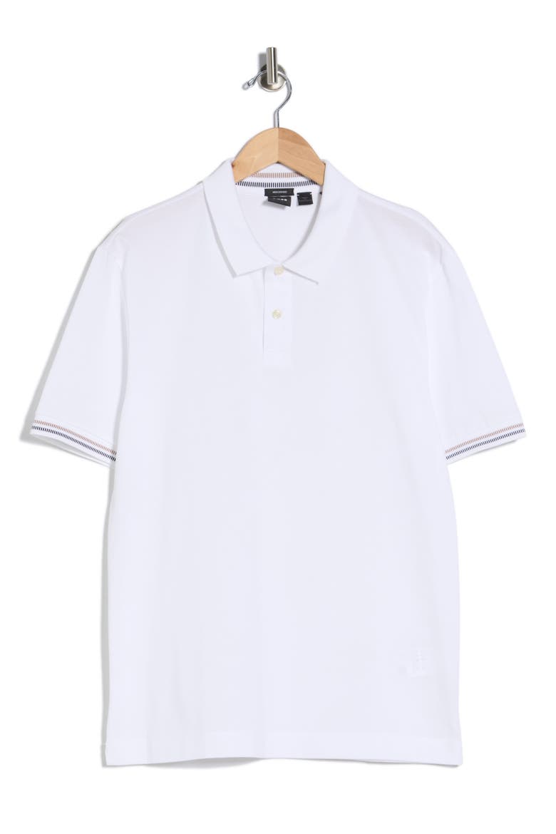 C-Parlay Cotton Polo, Alternate, color, WHITE