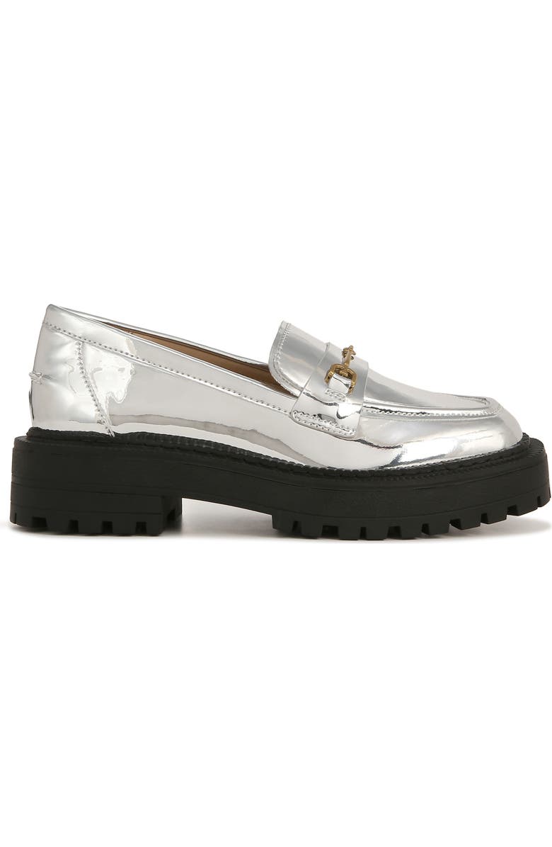 Sam Edelman Kids' Laurs Platform Bit Loafer, Alternate, color, Soft Silver
