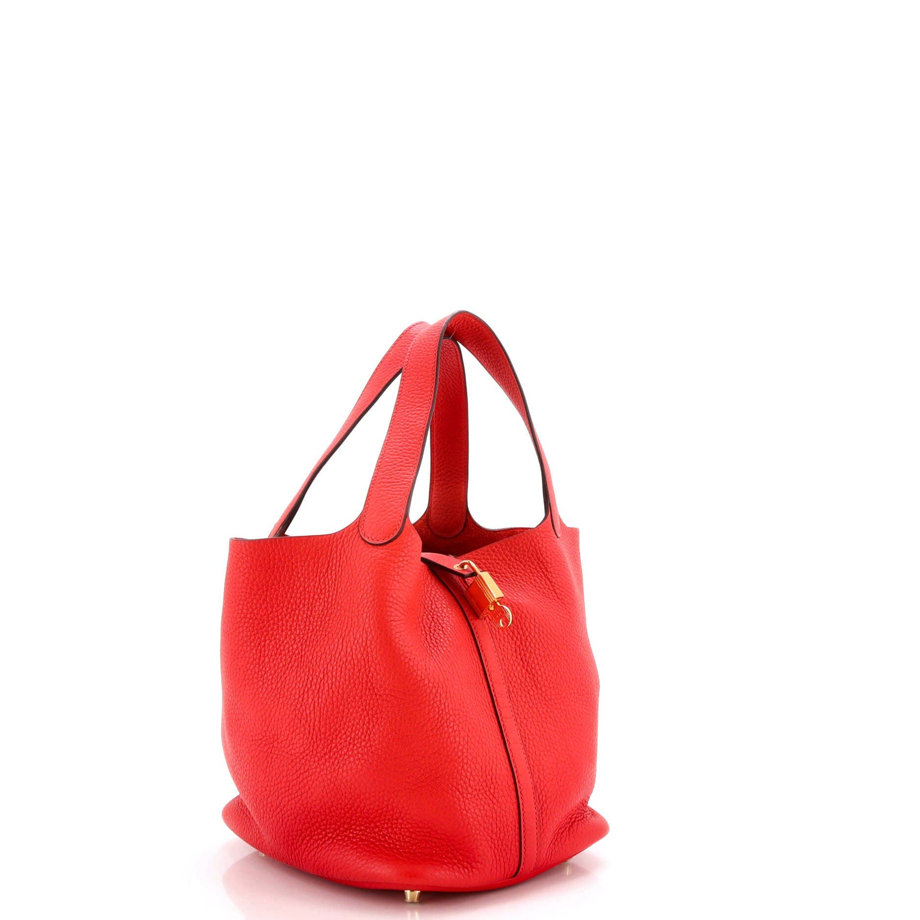 Picotin Lock Bag Clemence MM, Alternate, color, Red