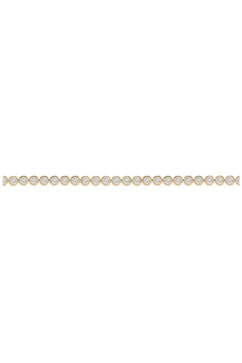 Diamond Bezel Tennis Bracelet, Alternate, color, 14K YELLOW GOLD