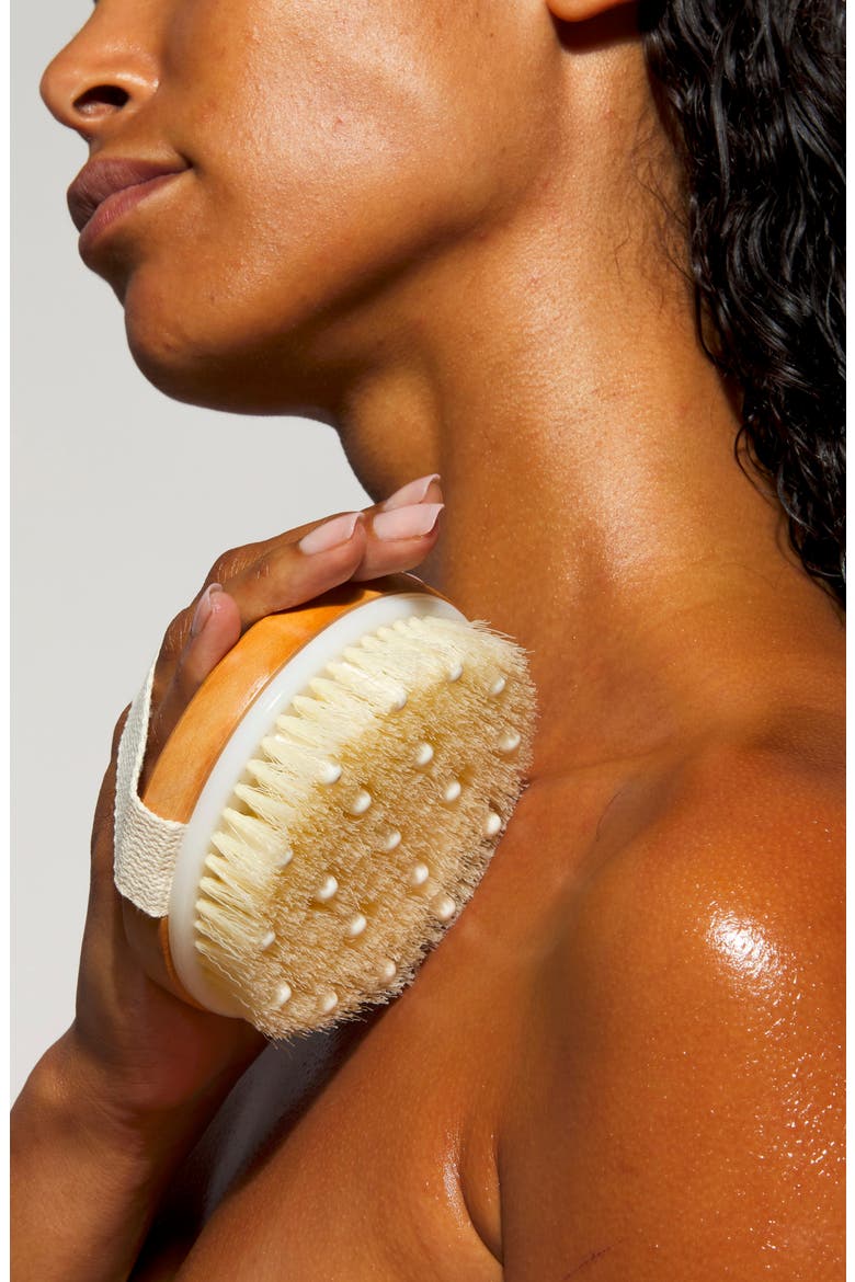 Massaging Dry Body Brush, Alternate, color, NO COLOR