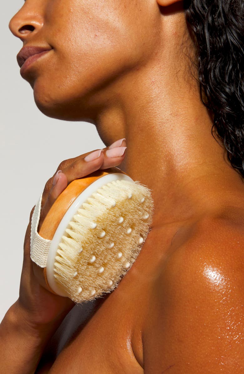 CLEANLOGIC Massaging Dry Body Brush, Alternate, color,