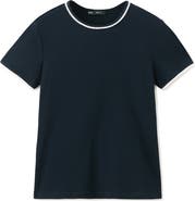 MANGO Contrast Trim T-Shirt
