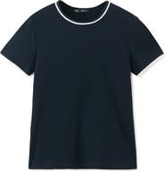 MANGO Contrast Trim T-Shirt