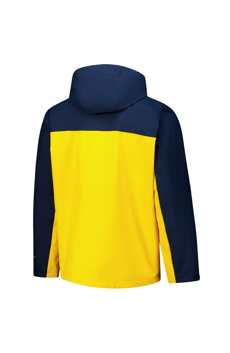 Columbia Men's Columbia Navy Michigan Wolverines Field Bound Omni-Tech<sup>™</sup> Full-Zip Jacket, Alternate, color, Navy