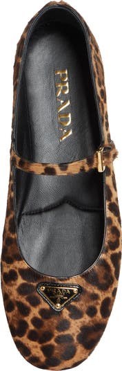 Genuine Calf Hair Mary Jane Flat