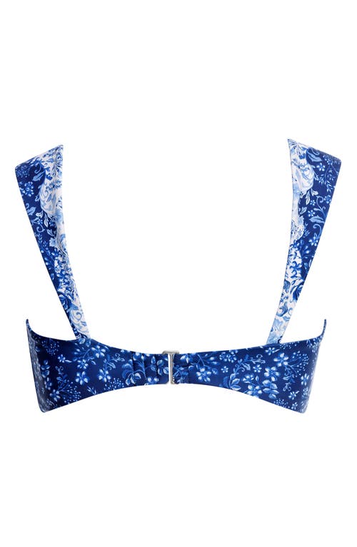Shop Agua Bendita Malory Tales Bikini Top In Multicolor