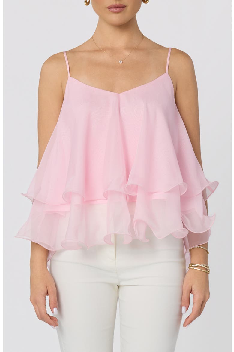 Kira Tiered Babydoll Top, Main, color, PINK