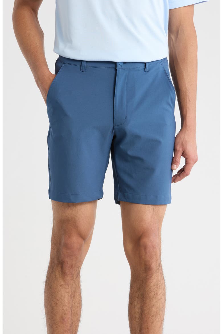 Classic Flat Front Golf Shorts, Main, color, ENSIGN BLUE