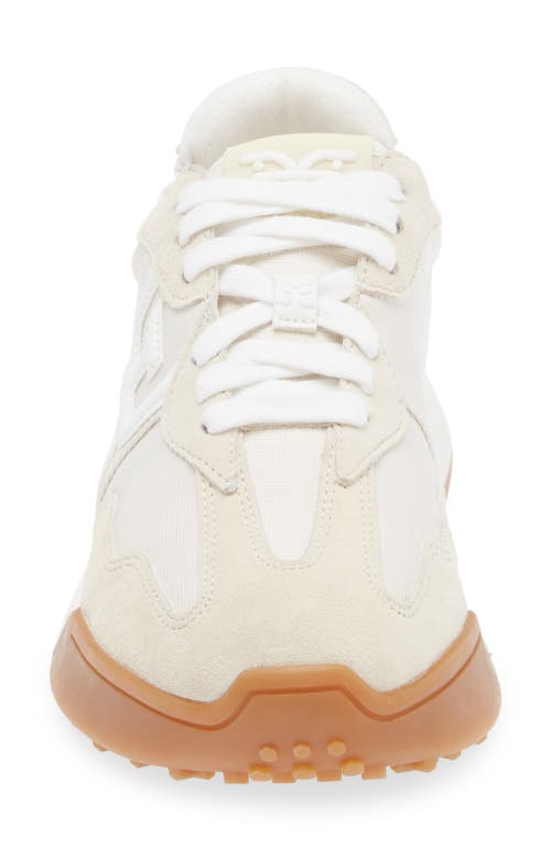 Shop Sam Edelman Langley Sneaker In White/blush/coral