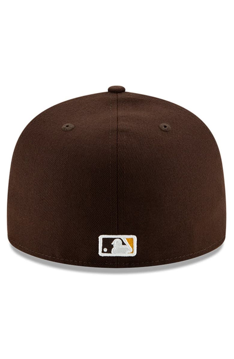 New Era Men's New Era Brown San Diego Padres 2024 Jackie Robinson Day 59FIFTY Fitted Hat, Alternate, color,