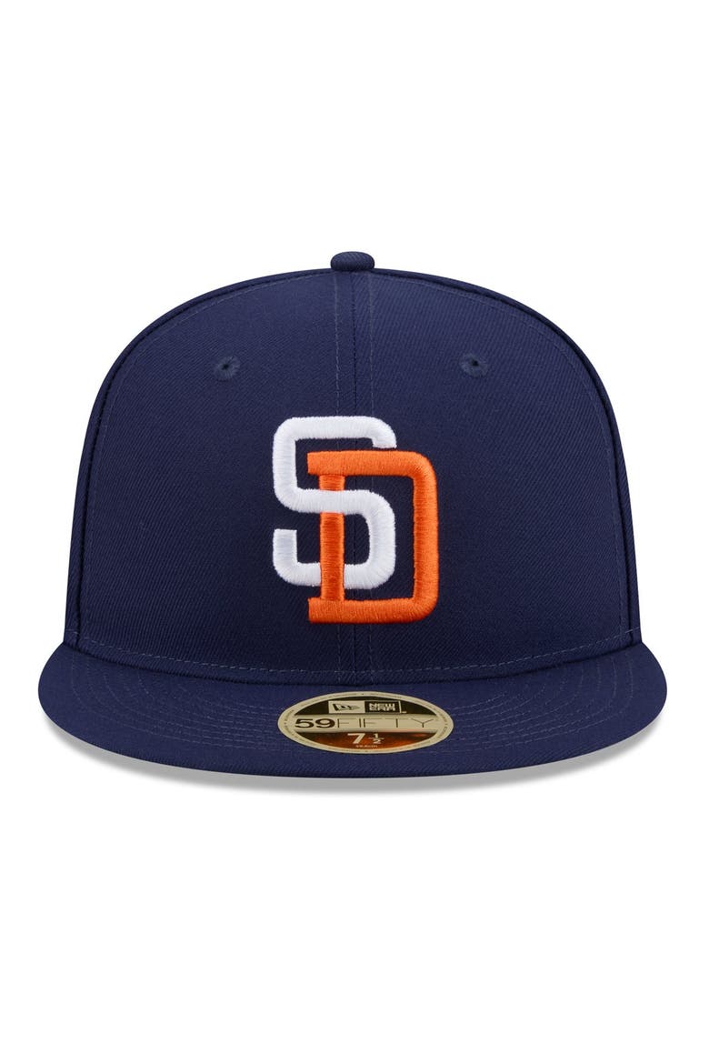 Men's New Era Navy San Diego Padres 2026 Baseball Hall of Fame 59FIFTY Fitted Hat, Alternate, color, Navy