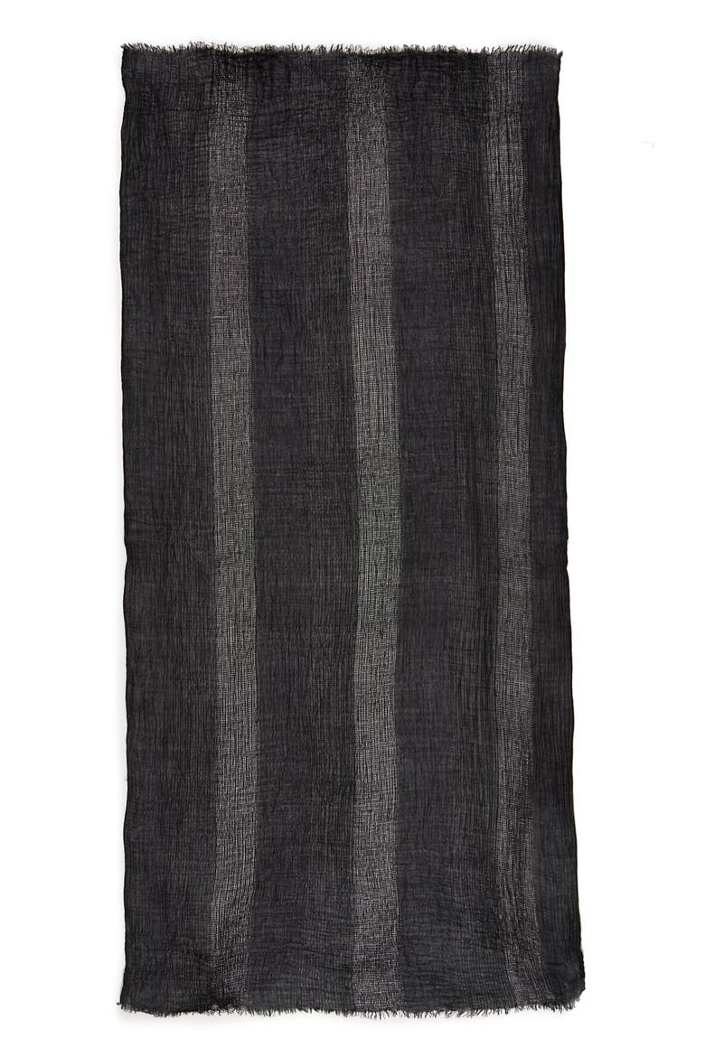 Open Stitch Panel Wrap, Alternate, color, BLACK