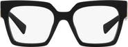 Miu Miu 52mm Square Optical Glasses