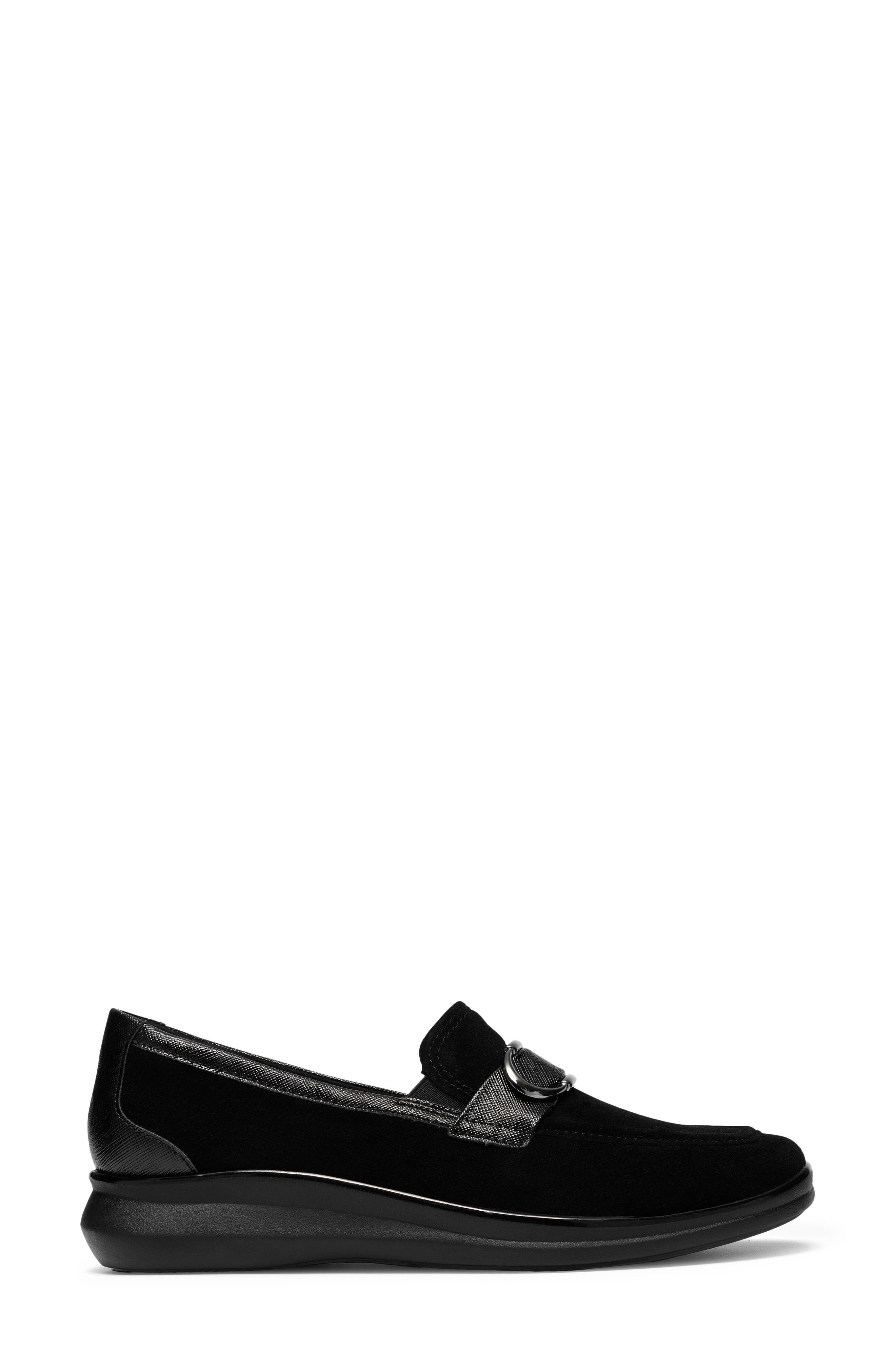 Lynell Bay Loafer, Alternate, color, BLACK SUEDE