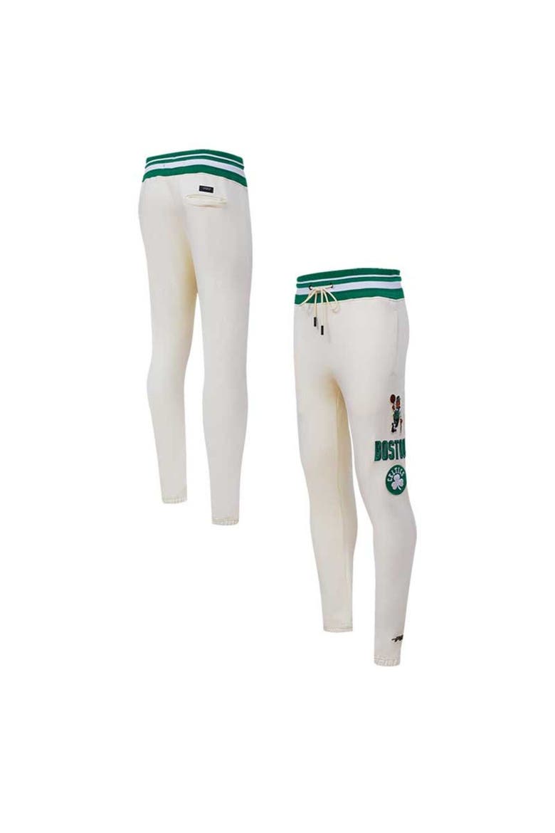Men's Pro Standard Cream Boston Celtics Retro Classic Fleece Sweatpants, Main, color, Cream