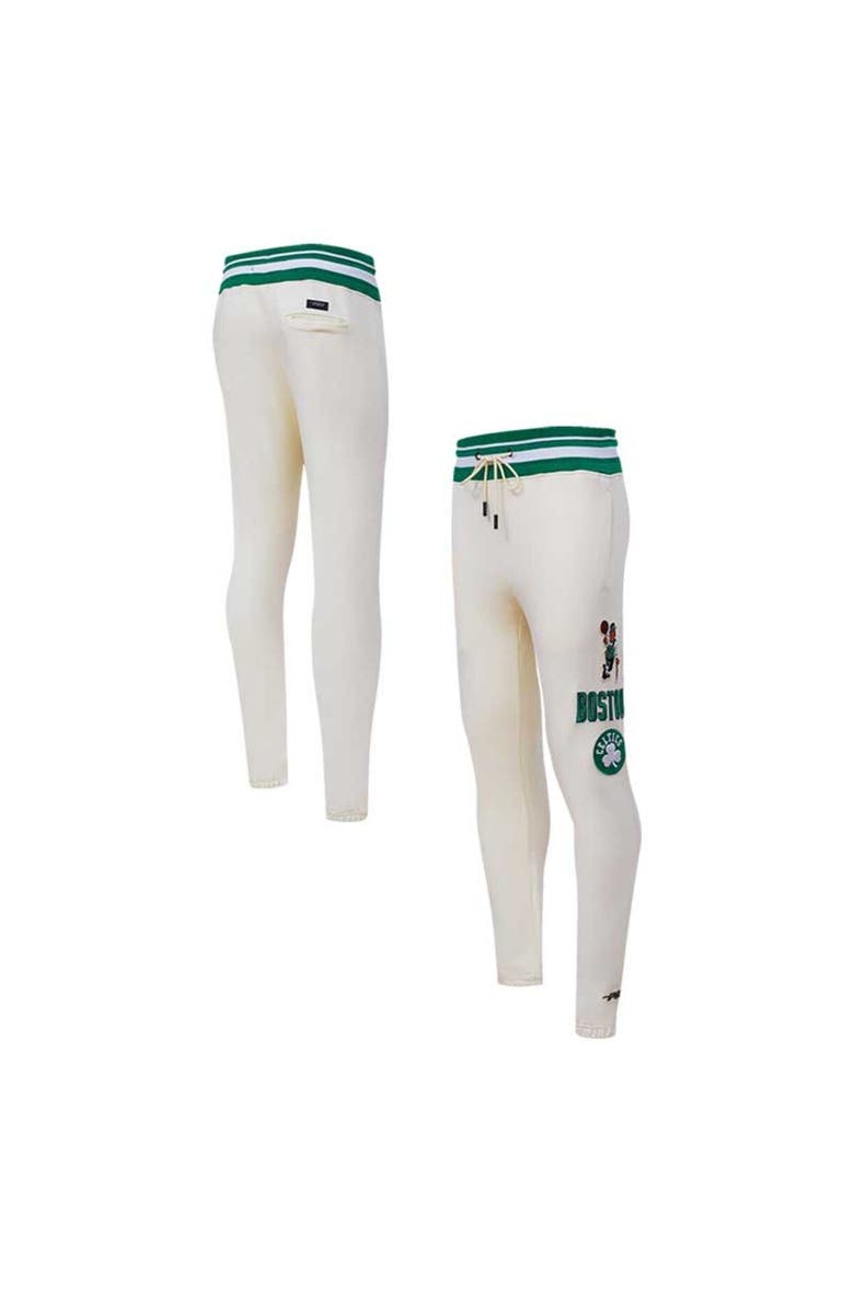 PRO STANDARD Men's Pro Standard Cream Boston Celtics Retro Classic Fleece Sweatpants, Main, color, Cream