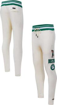 PRO STANDARD Men's Pro Standard Cream Boston Celtics Retro Classic Fleece Sweatpants