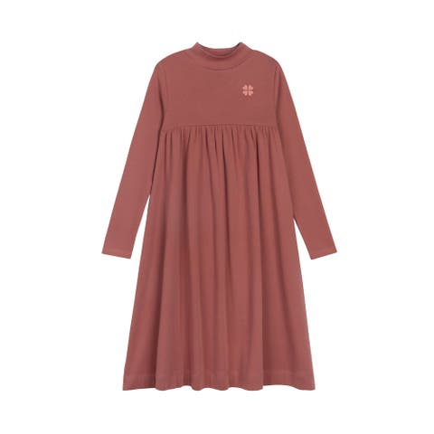 Embroidered Clover Collection - Girls Dress