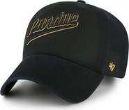 '47 Men's '47 Black Purdue Boilermakers Vault Clean Up Adjustable Hat